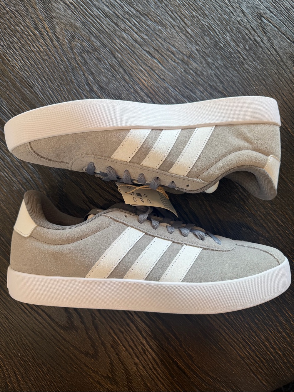adidas VL Court 3.0 Grey White Men’s Size 11